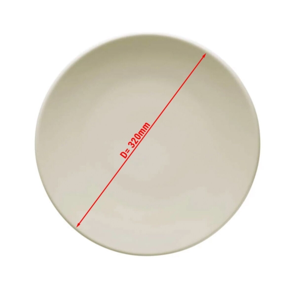 (24 pièces) TEOS - Assiette Plat - Ø 32 cm