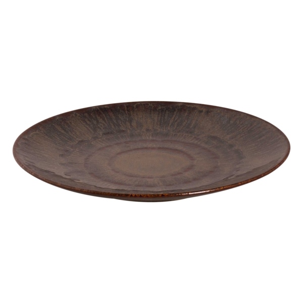 (6 pièces) Vittoria - Assiette plate - Ø 21 cm - Marron