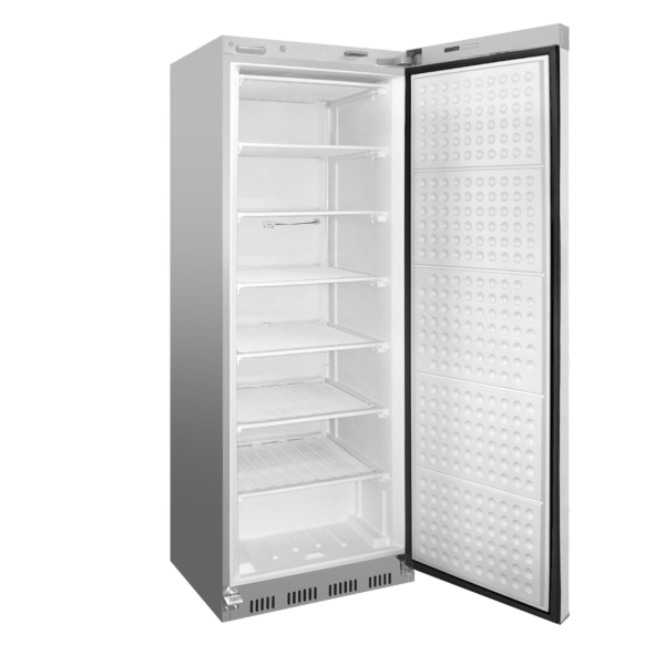 Congélateur de stockage en acier inoxydable PREMIUM - 400 litres - avec 1 porte