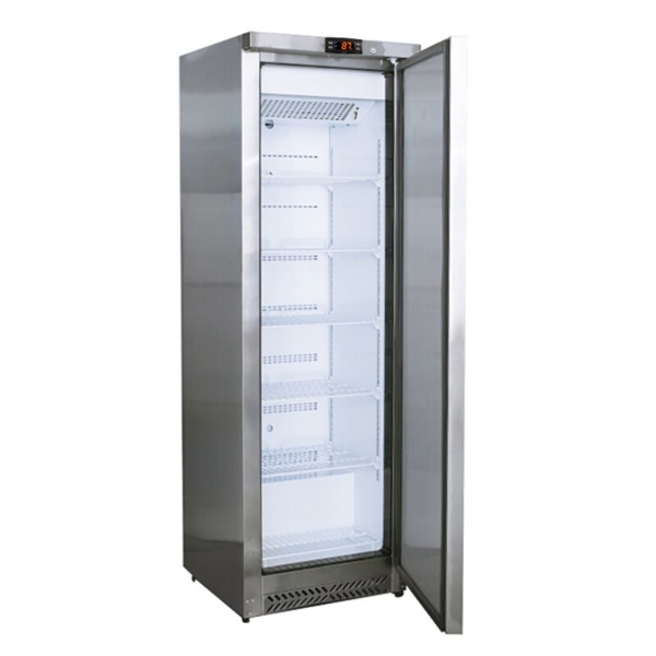 Réfrigérateur de stockage en acier inoxydable ECO - 400 litres - avec 1 porte