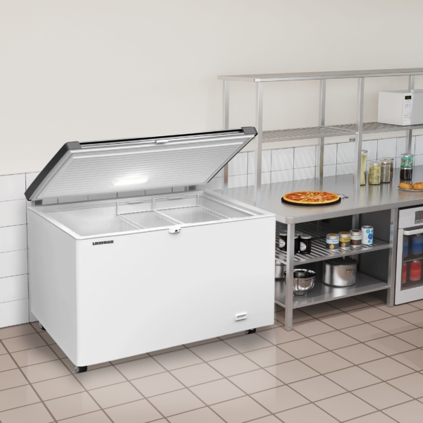 LIEBHERR | Congélateur bahut - 1379x769mm - 404 litres - Couvercle en inox