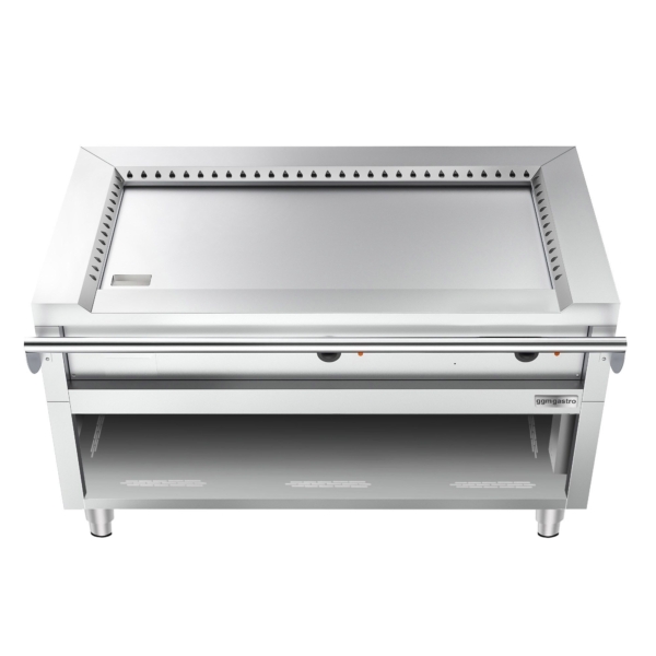 Grill Teppanyaki à gaz - 8,5 kW - Plaque de cuisson Lisse