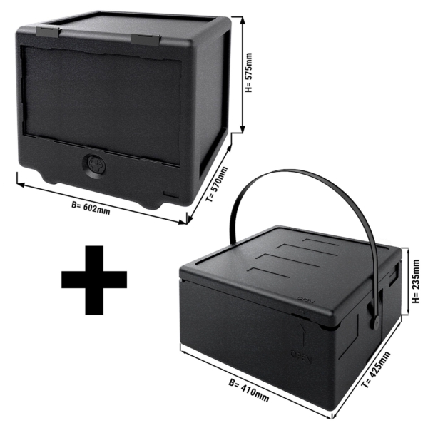 Thermobox - Chargeur frontal - 100 litres - incluant une boîte à pizza