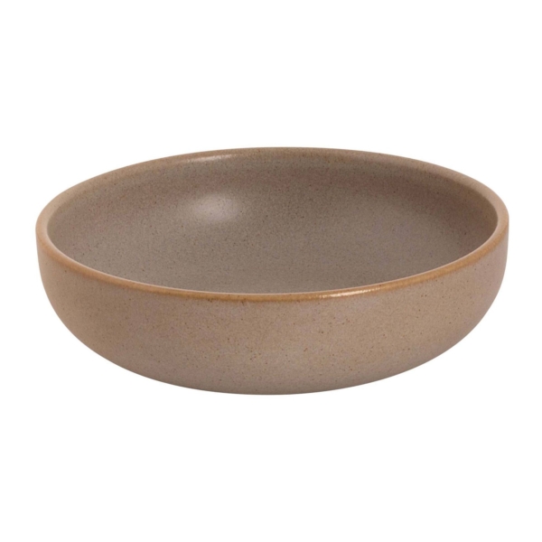 (6 pièces) SANDY LOAM - Assiette creuse - Ø 16 cm - Gris