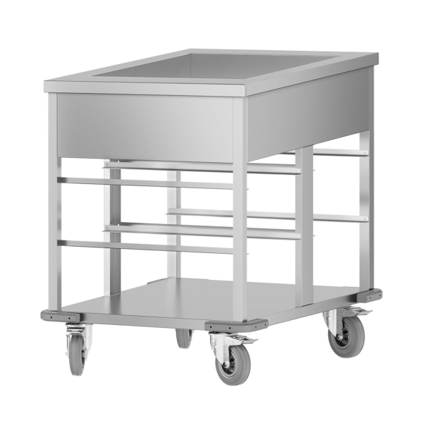 Chariot bain-marie - 2 x GN 1/1