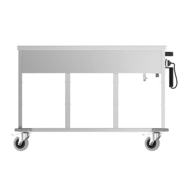 Chariot bain-marie - 3 x GN 1/1