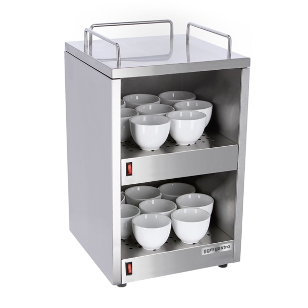 Chauffe-tasses - 150 W - avec 2 étagères