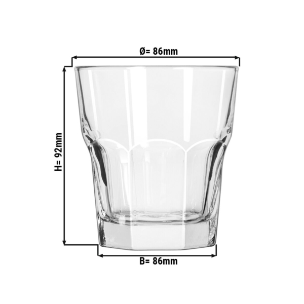 (12 pièces) Verre à usage général - GIBRALTAR - 266 ml - Transparent