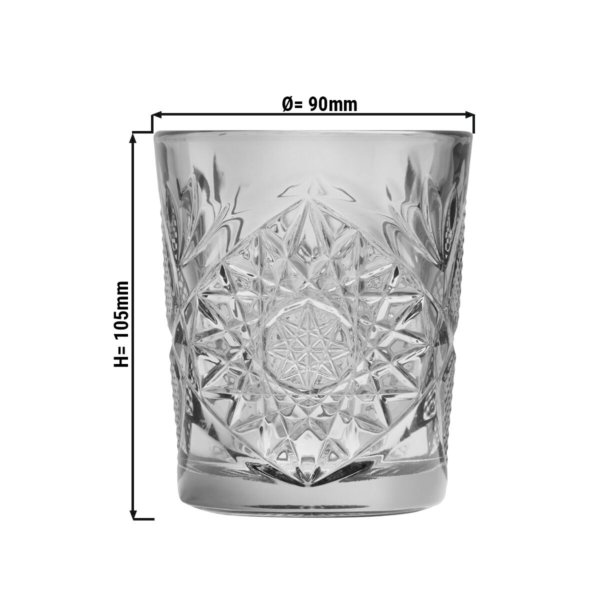 (6 pièces) Verre à boire polyvalent - HOBSTAR - 350 ml - Gris