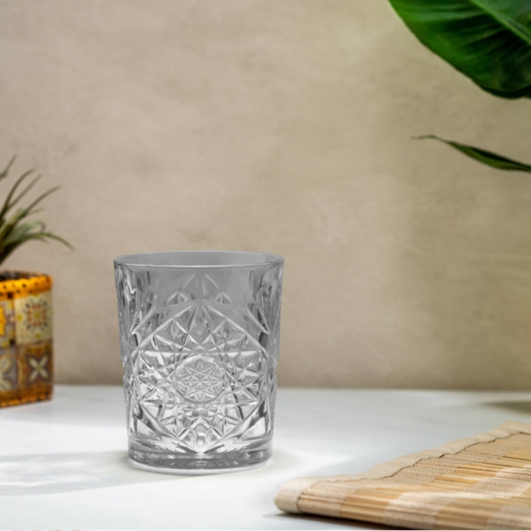 (6 pièces) Verre à boire polyvalent - HOBSTAR - 350 ml - Gris