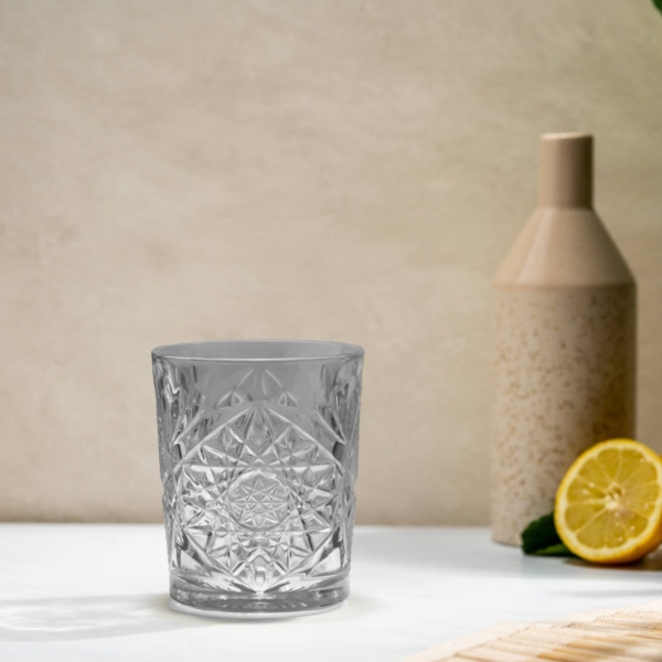 (6 pièces) Verre à boire polyvalent - HOBSTAR - 350 ml - Gris