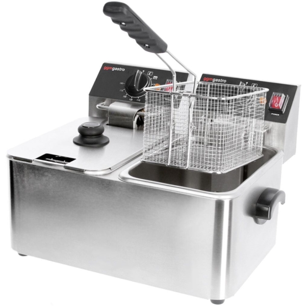 Friteuse électrique double - 4+4 litres - 5 kW