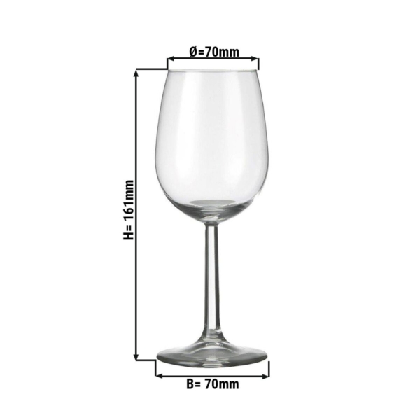 (12 pièces) Verre à vin - ESPRIT - 230 ml - Transparent