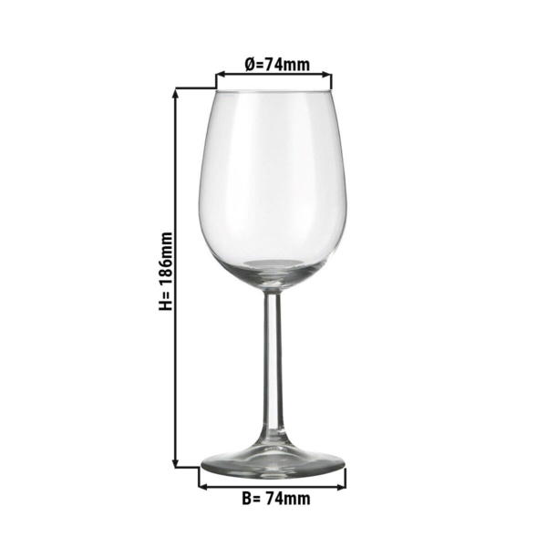 (12 pièces) Verre à vin - ESPRIT - 290 ml - Transparent