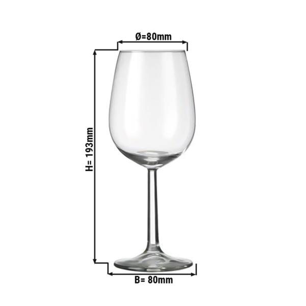 (12 pièces) Verre à vin - ESPRIT - 350 ml - Transparent