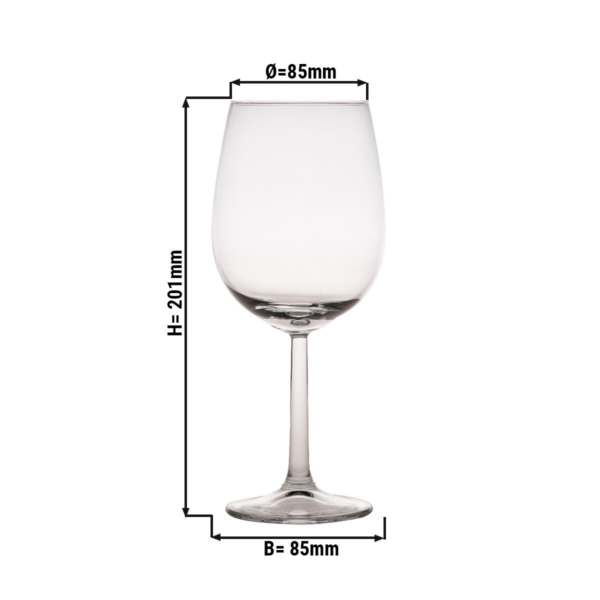 (12 pièces) Verre à vin - ESPRIT - 450 ml - Transparent