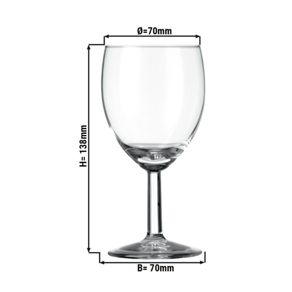 (12 pièces) Verre à vin - GILDE - 200 ml