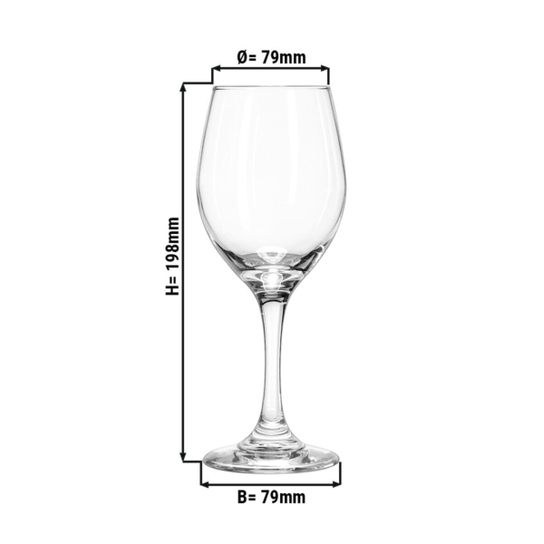 (12 pièces) Verre à vin - PERCEPTION - 325 ml - Transparent