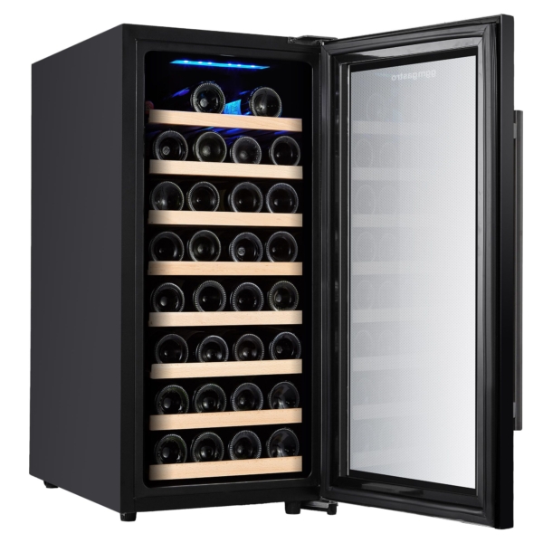 Armoire à vin - 1 zone climatique - 100 litres - max. 29 bouteilles