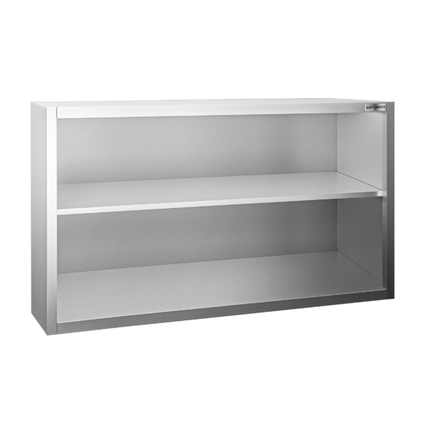 Armoire murale en inox PREMIUM - 1400x400mm - sans porte coulissante - hauteur 800mm