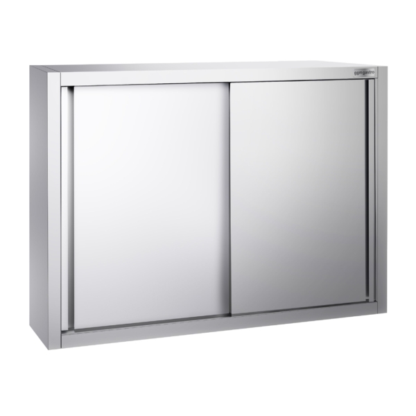 Armoire murale en inox PREMIUM - 1000x400mm - avec porte coulissante - hauteur 1000mm