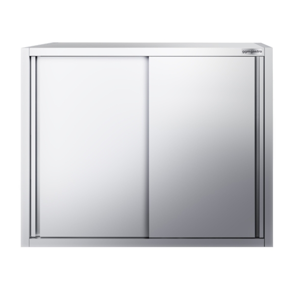 Armoire murale en inox PREMIUM - 1000x400mm - avec porte coulissante - hauteur 1000mm