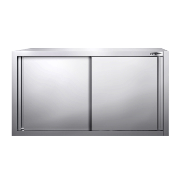 Armoire murale inox PREMIUM - 1000x400mm - avec porte coulissante - hauteur 650mm