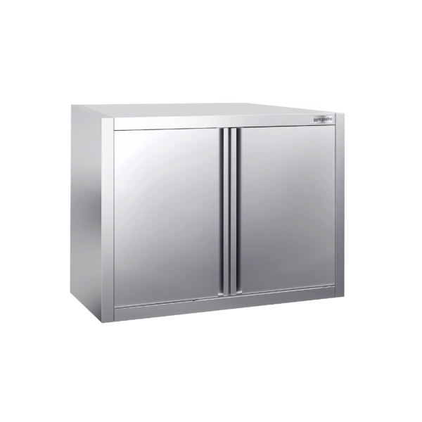 Armoire murale en inox PREMIUM - 800x400mm - avec porte battante - hauteur 650mm