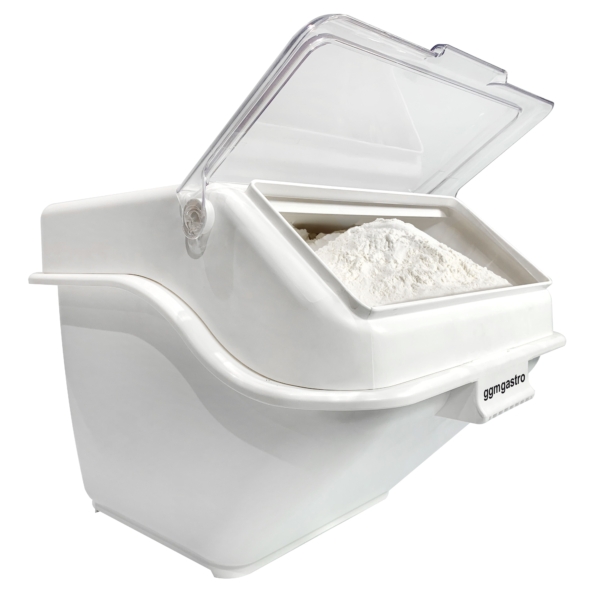 Conteneur à ingrédients - 40 litres - en polypropylène - Blanc