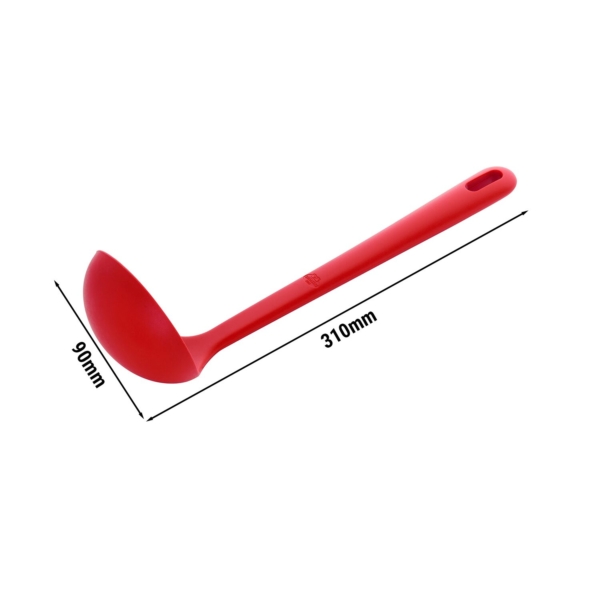 BALLARINI | ROSSO - Louche - 310 mm - Silicone - Rouge