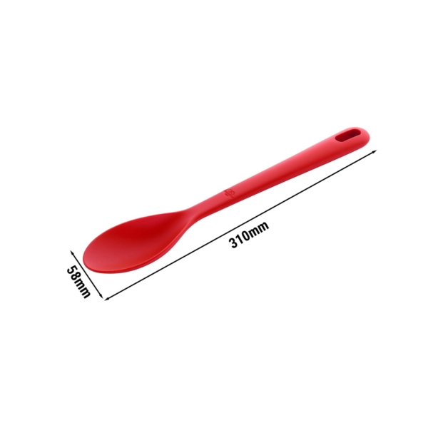 BALLARINI | ROSSO - Cuillère de cuisine - 310 mm - Silicone - Rouge