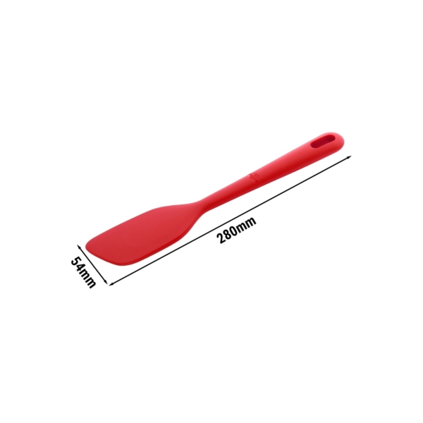 BALLARINI | ROSSO - Spatule à pâte - 280 mm - Silicone - Rouge