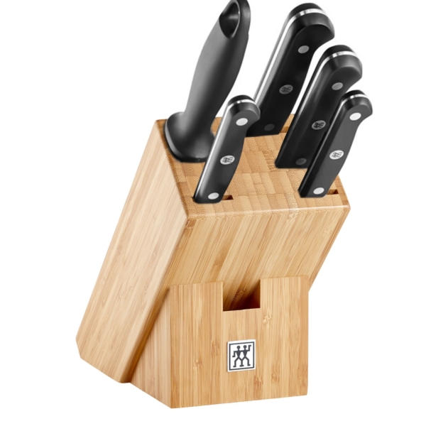 ZWILLING | GOURMET - Ensemble de blocs de couteaux - 7 pièces - Naturel