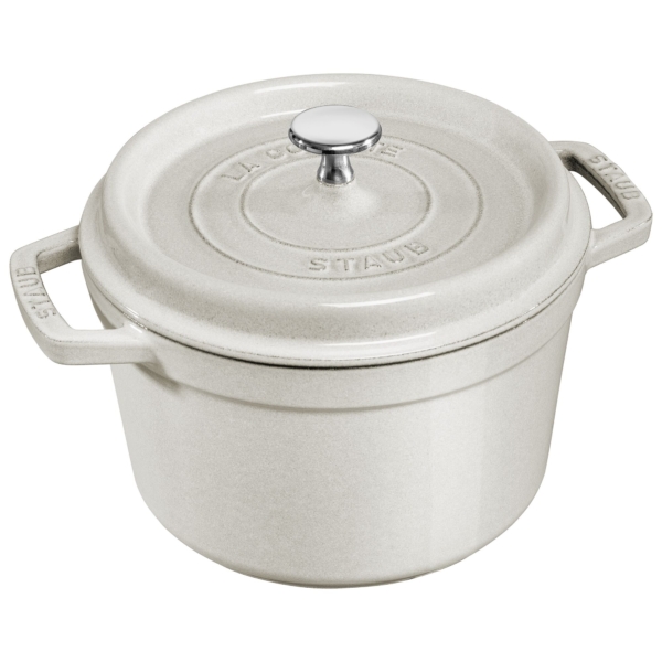 STAUB | LA COCOTTE - Cocotte profonde - Ø 240 mm - Fonte - Truffe blanche