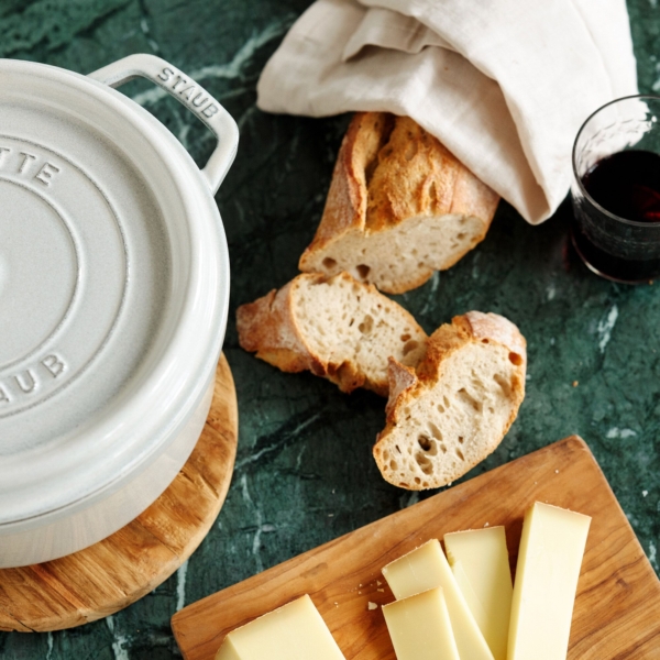 STAUB | LA COCOTTE - Cocotte profonde - Ø 240 mm - Fonte - Truffe blanche