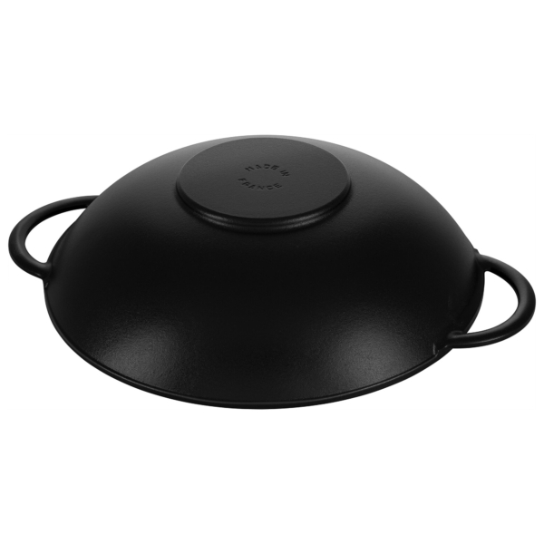 STAUB | SPECIALITIES - Wok avec couvercle en verre - Ø 370mm - Fonte - Noir