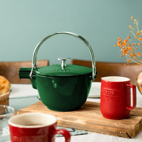 STAUB | SPECIALITIES - Théière - 1,1 L - Fonte - Vert Basilic