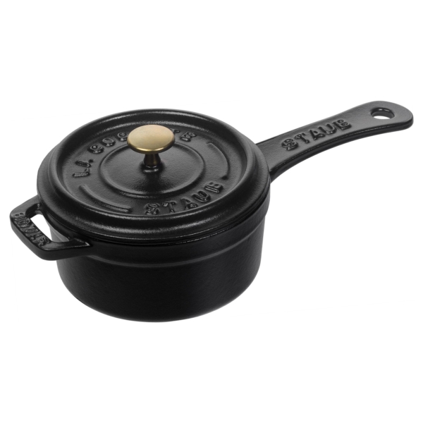 STAUB | SPECIALITIES - Mini Casserole avec Poignée - Ø 100mm - Fonte - Noir