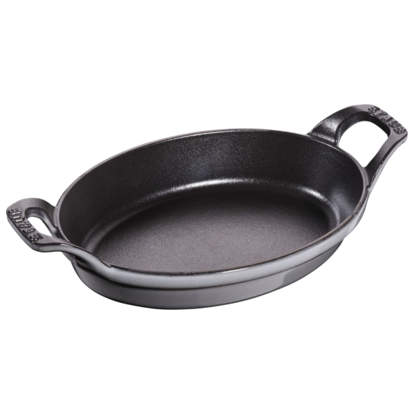 STAUB | SPECIALITIES - Plat à four - ovale - 210 mm - Fonte - Gris Graphite