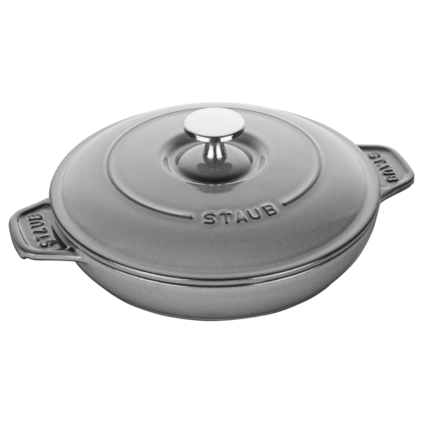 STAUB | SPECIALITIES - Plat à four avec couvercle - Ø 200 mm - Fonte - Gris Graphite