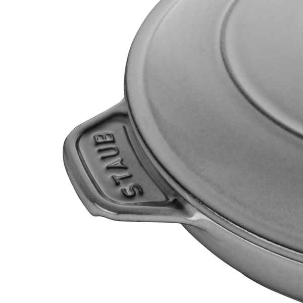 STAUB | SPECIALITIES - Plat à four avec couvercle - Ø 200 mm - Fonte - Gris Graphite