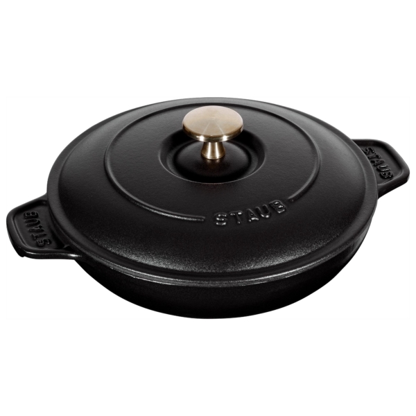 STAUB | SPECIALITIES - Plat à four avec couvercle - Ø 200 mm - Fonte - Noir