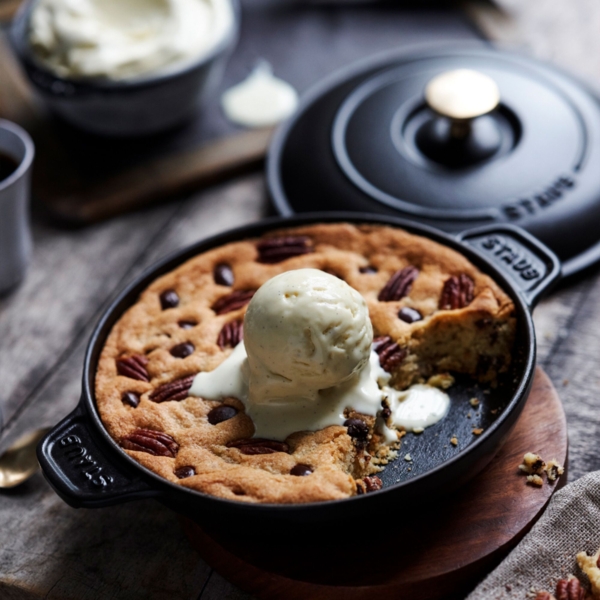 STAUB | SPECIALITIES - Plat à four avec couvercle - Ø 200 mm - Fonte - Noir