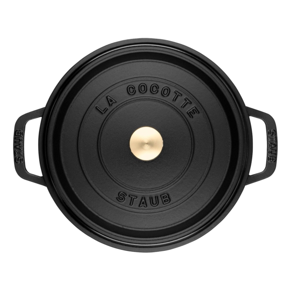 STAUB | LA COCOTTE - Cocotte basse - Ø 280 mm - Fonte - Noir