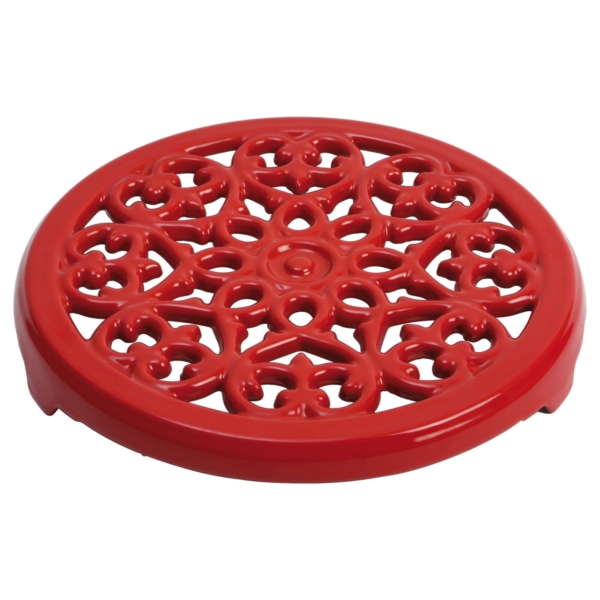 STAUB | SERVING - Dessous de pot Lis - 230 mm - Fonte - Rouge cerise