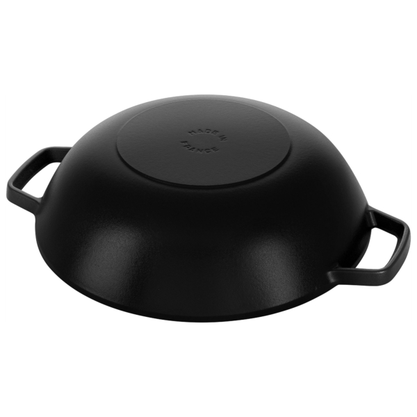 STAUB | SPECIALITIES - Wok avec couvercle en verre - Ø 300mm - Fonte - Noir