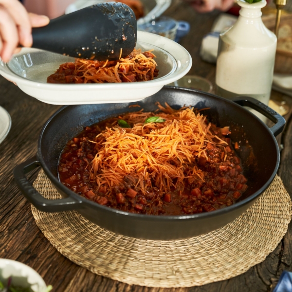 STAUB | SPECIALITIES - Wok avec couvercle en verre - Ø 300mm - Fonte - Noir