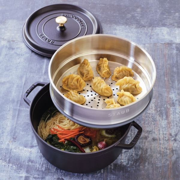 STAUB | Panier vapeur - 4,4 litres - Ø 260mm - Acier inoxydable