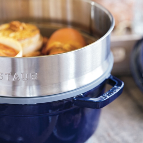 STAUB | Panier vapeur - 4,4 litres - Ø 260mm - Acier inoxydable