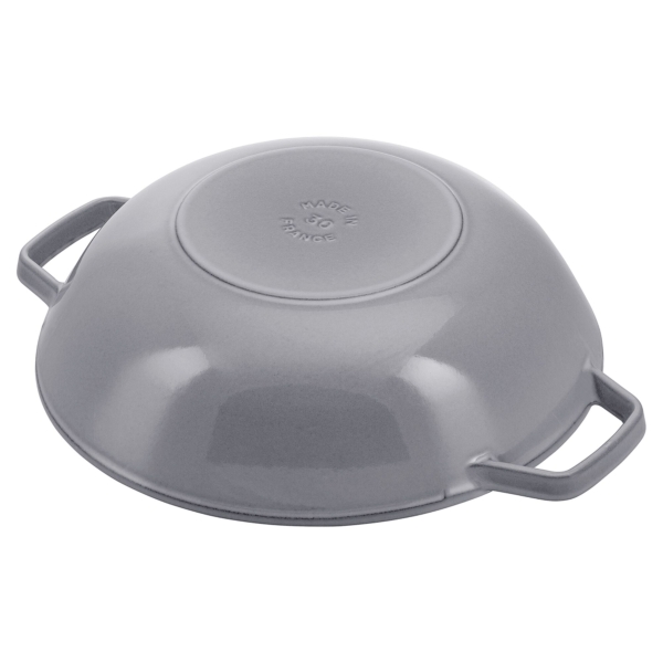 STAUB | SPECIALITIES - Wok avec couvercle en verre - Ø 300mm - Fonte - Gris graphite